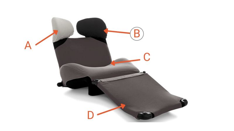 B - Schonbezug für Kopfstütze rechts Wink Cassina